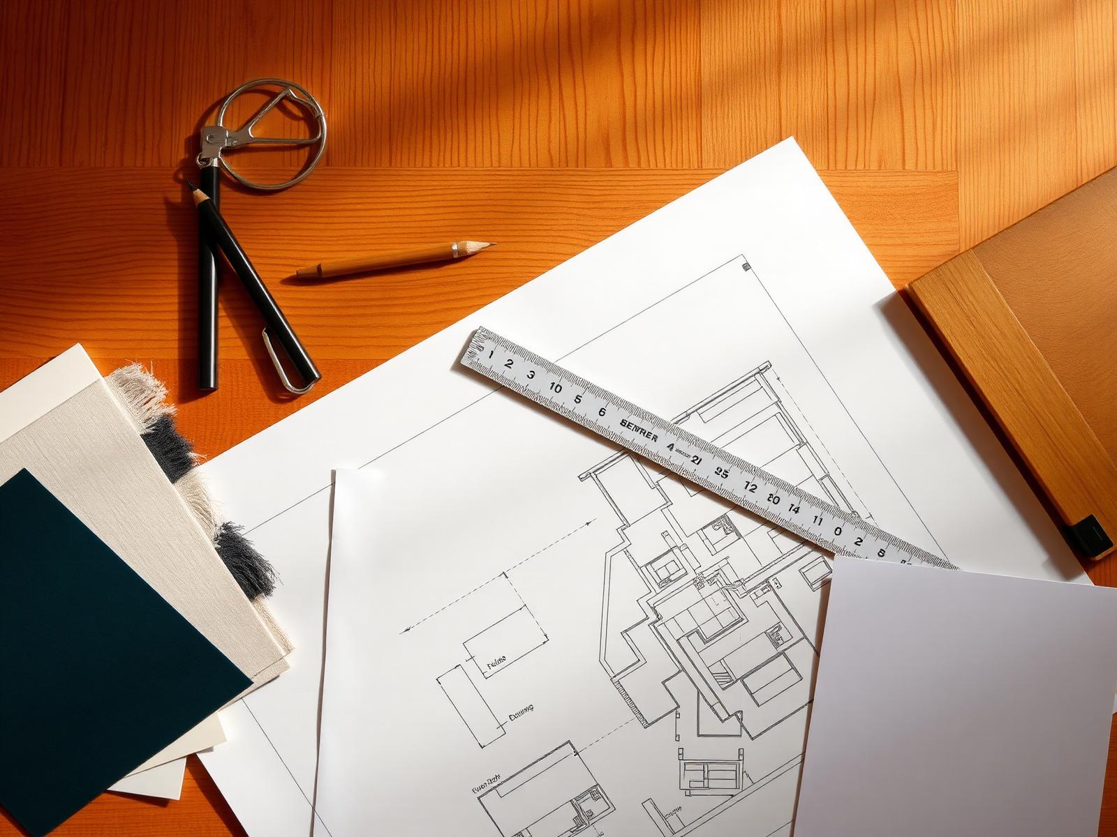 Architectural blueprint